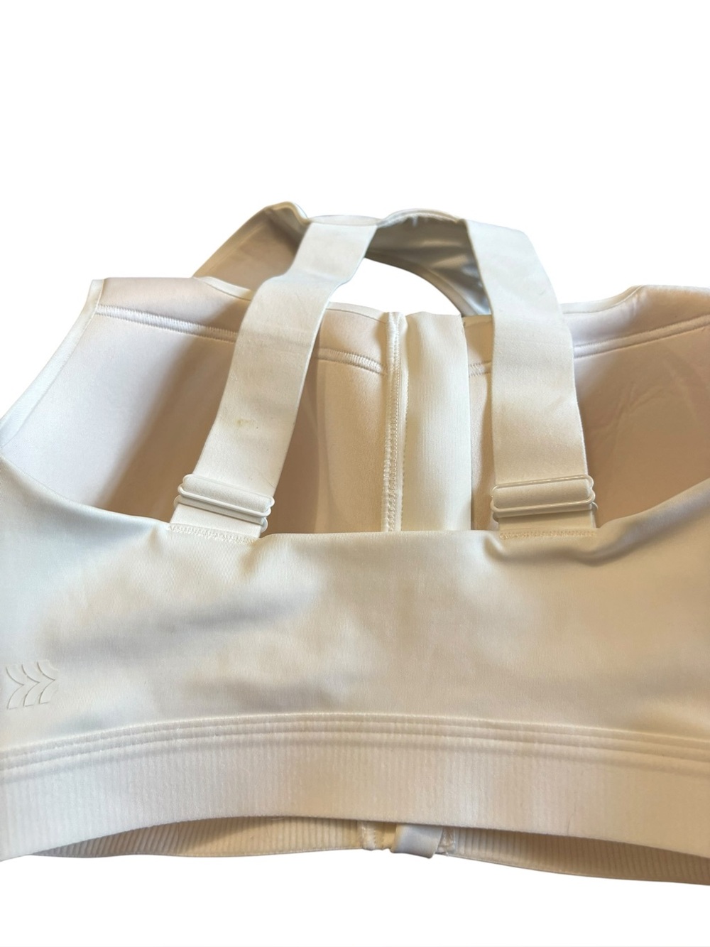 all in motion White Front-Zip High Support Sports Bra - Picture 2 of 5